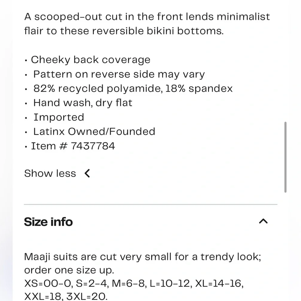 NWT Sz L Maaji-Swizzle Splendour